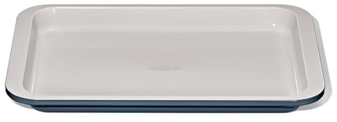 OXO Good Grips Non-Stick Pro Ceramic Coated Metal Bakeware Quarter Sheet Pan – Storm Blue