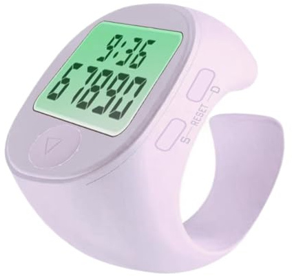 Fenteer Elektrischer Fingerzähler, Handzählzähler, Schwimmen, leichtes Outdoor-Sportgeschenk, tragbar, leise, kompakt für Männer und Frauen