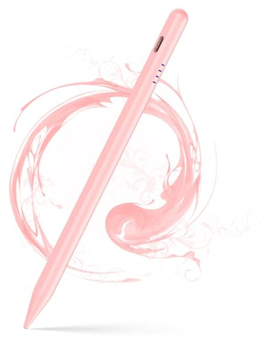 CMARS Tablet Stift, Stift für Tablet/Samsung/iPhone/Lenovo/Huawei/Switch | Kompatibel mit Android Smartphone und Tablets, Magnetischer Stift Wiederaufladbarer Tablet Schreibstift-Rosa