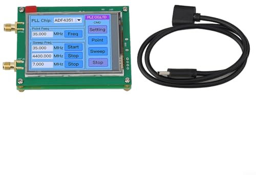 Generador de señal controlado de pantalla táctil ADF4351 RF 35M a 4 barrendero de frecuencia 4G para uso en laboratorio