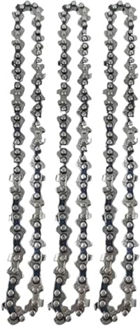 Zyhhlxh Scie électrique 6 pouces 1/4P 37 nœuds 18 couteaux Chaînes de tronçonneuse Lame scie forestière Chaîne d'élagage Accessoires chaîne Coupe du bois wda.