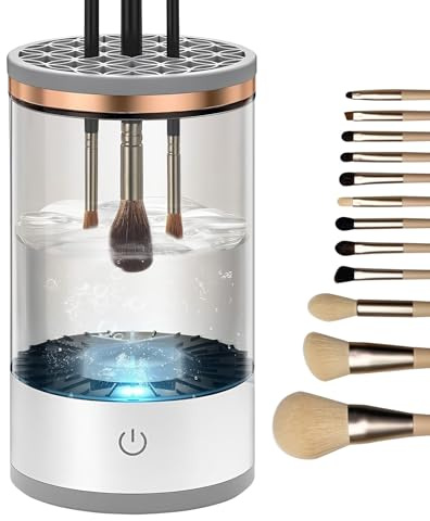 Nettoyeur de Pinceaux de Maquillage - Laveur À Nettoyage Profond,Lave-Pinceaux Portable pour Maquillage - Pour Du Visage Des Yeux Salon Maison
