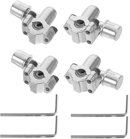 ANDRESLAD Válvula Perforadora Ajustable para Refrigerante Modelo 31, Kit 4 Piezas de Metal Resistente la Corrosión, Accesorio para Reparación y Mantenimiento de Refrigeradores y Aire