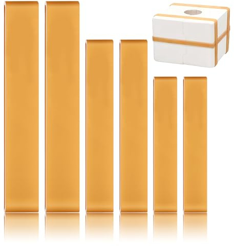 ifundom Set 6 Elastici Resistenti in Gomma per Stampi Ceramica e Gesso, Fascette Spesse e Grandi per Fissaggio Durevole, Cinghie Elastiche Versatili per Progetti Artigianali e Fai