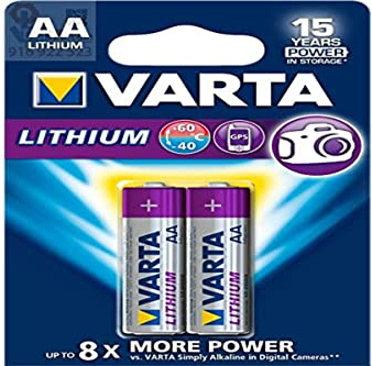 Varta Professional - Pile al litio AA, 1,3 V, 2900 mAh, 10 confezioni da 2