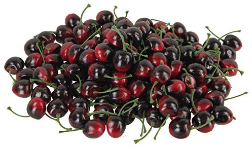 Neuhaus Decor 100 Stück rote Kirschen, künstliches Obst