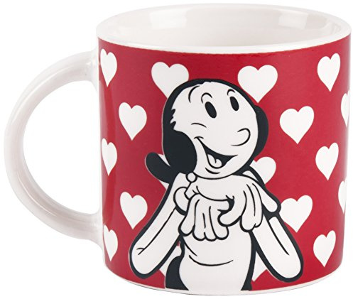 Excelsa Olivia Taza Café, Porcelana, Rojo