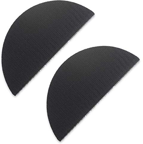 TGR Half Moon Hand Sanding Pad - Hook and Loop (2 Pack) (6 inch)