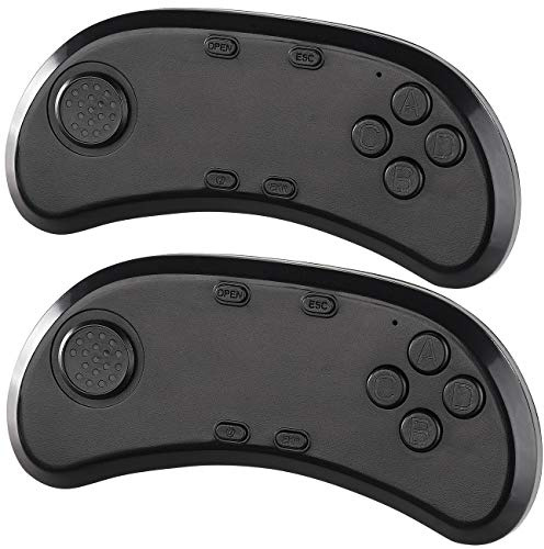 auvisio 2er-Set Gamepad & Musik-Controller für VR-Brillen, Bluetooth 3.0