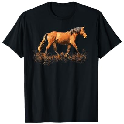 Horse Lover Man Woman Girl Loves Horses - Gift Rider Riding T-Shirt