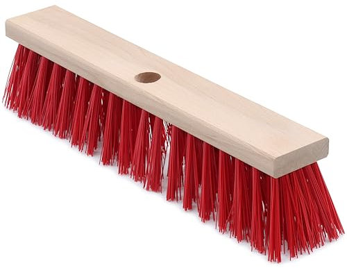 Agrarflora Straßenbesen Elaston 32cm - Gartenbesen aus Buchenholz - Industriebesen mit Elastonborsten - Allzweckbesen mit kräftigen Borsten - Elastonbesen für groben Schmutz und Schnee