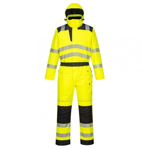 Portwest PW3 Hi-Vis Winter Overall gelb/schwarz Größe: XXL