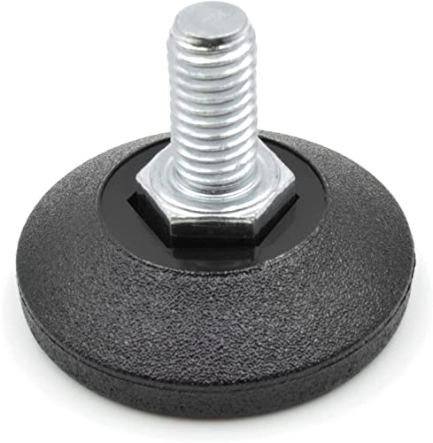 Design61 4X Verstellschraube Justierschraube Ø 38 mm mit verzinkter Stellschraube M8 x 20 mm
