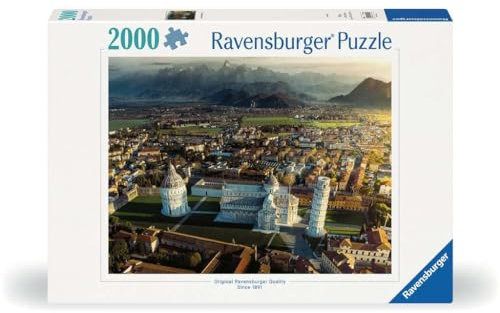 Ravensburger - Puzzle Pisa y los Montes Pisanos, 2000 Piezas, Puzzle Adultos