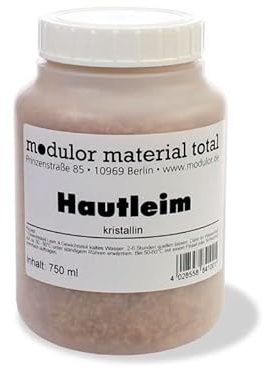 Modulor Hudlim, naturligt limgranulat (från animaliskt protein), kristallin, plastburk 750 ml