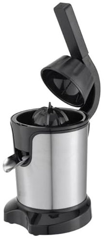 Suinga Presse-agrumes à levier de 350 W, corps en acier inoxydable, capacité de 0,3 l.