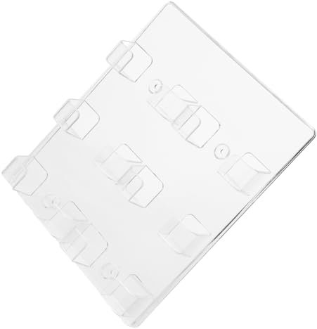 SEWACC Visitenkartenhalter Wand-namenskartenständer Aus Glas Kartenhalter Für Visitenkarten Kreditkarten Und Ausweise Mit Transparentem Design Für Büro Zuhause Messe