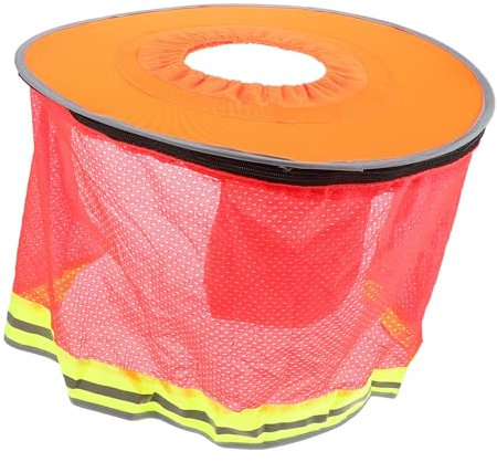 Gadpiparty Sonnenblende für Schutzhelme Breite Krempe Schatten Nackenschutz Schutzhelmabdeckung mit Voller Krempe Reflektierende Streifen Bauhelm-zubehör Leicht Zu Tragen