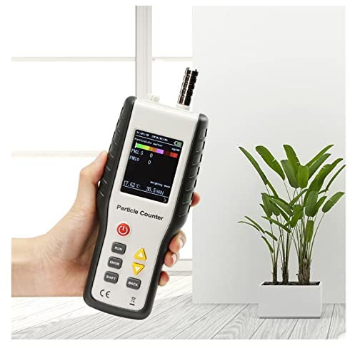 Détecteur de gaz Taille des Particules à Six canaux 0,3, 0,5, 1,0, PM2,5 Détecteur PM10 Compteur de poussière Moniteur de Particules de qualité de l'air