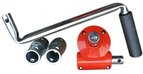 CNAFGBGG Greenhouse Hand Crank Winch Film agricole Film Roll Up Coiler Manual Device Dispositif Machine Roule pour la Ventilation du Ranch en Serre.