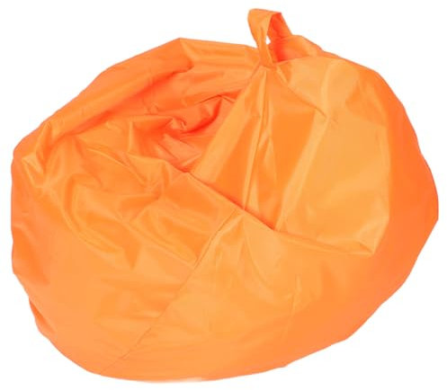 Zerodeko Sitzsack-Sofabezug Sofa-Fabeln Loungesessel Bezug für Sitzsack Sitzsacküberzug Sitzsackschutz Keine Füllung für den Sitzsackbezug Sitzsack-Zubehör Sitzsack-Abdeckungen Stoff Orange