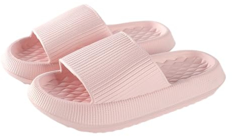ERLINGO Cloud Sliders for Women and Men, Non-Slip Shower Bathroom Slippers, Pillow Slides for Beach, Pool, and Outdoor Use