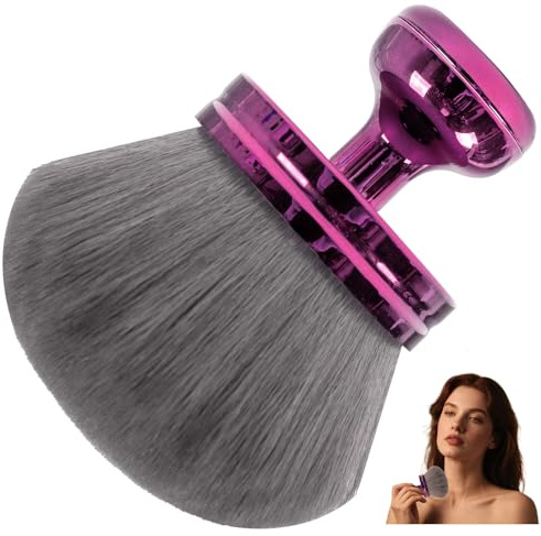 Blend and Blur Body Kabuki Brush: 2025, pennello autoabbronzante da 75 mm, per trucco corpo e fondotinta, applicatore per sfumare autoabbronzante, trucco gambe e miscela bronzer, setole morbide