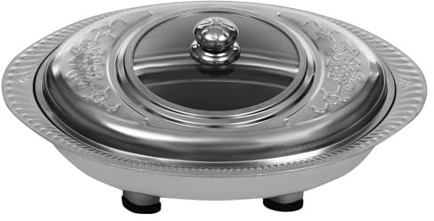 Buffet Speisewärmer Edelstahl Oval Chafing Dish Set Mit Deckel 4er Pack Buffet Speisenwärmer