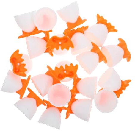 MAGICLULU 20 Pièces Coquetiers Plastique de Poule pour Œufs Durs Récipients Décoratifs pour Support de Œufs Style Cartoon