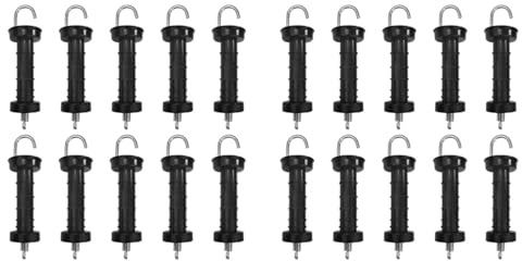 JCXIOC Gate Handle for Electric Fence 20 PCS Gate Handle For Electric Fence, Insulated Spring Tension, Replacement Accessories For Fencing, For Pasture Gates