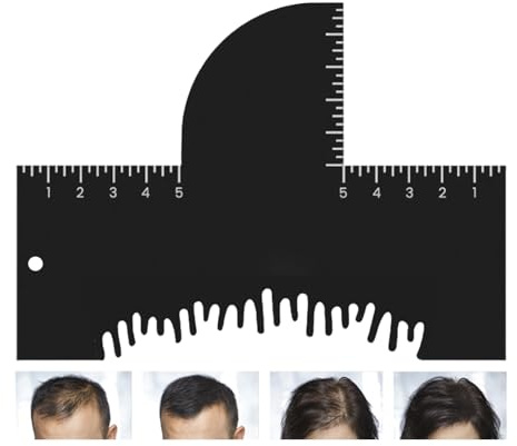 jopiuieo Strumento Per Modellare Attaccatura Capelli,Tavola Di Ottimizzazione Per L'Attaccatura Dei Capelli - Di Precisione Per Rifinitura Stile Contorno Barba Baffi Uomo Donna