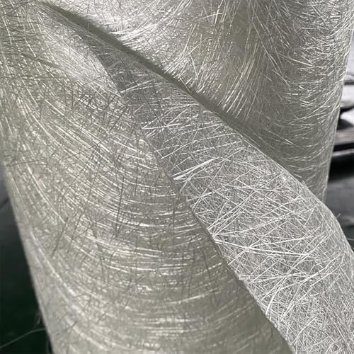 GQZJY glasfibermatta epoxiharts förstärkt glasfibertyg snabb infiltrering för båtkonstruktion bildelar kyltorn badrumsutrustning (storlek: 1 x 10 m/300 g)