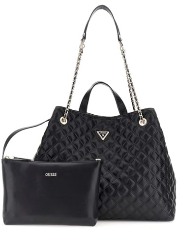 GUESS borsa shopper Giully II 2 in 1 Tote Black nero