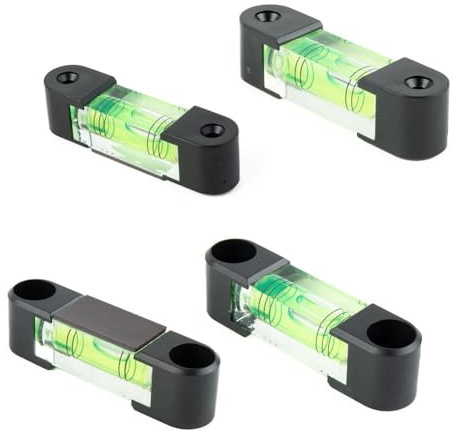 NEIQIUWING Kit de bulles longitudinales en plastique 15 x 15 x 40 mm avec option magnétique pour niveau cylindrique horizontal linéaire 2 fils/3 fils Vert
