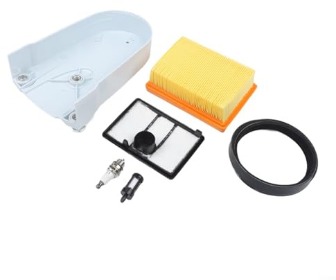 Front Belt Guard and Spark Kit for TS800 Concrete Cut-Off Saws, 4224-700-8115, 9490-000-7915, Metal Construction, 6-Piece Replacement Set
