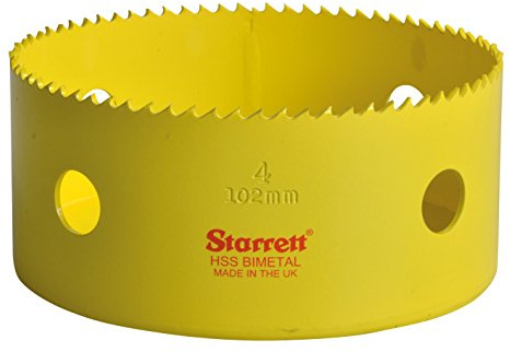 Starrett SH0400 102mm/ 4-inch HSS Bi-Metal Constant Pitch Hole Saw