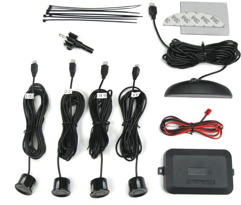 JOM 7107 Universal Central Locking System, Back Up Warning Device with 4 Sensors and Display