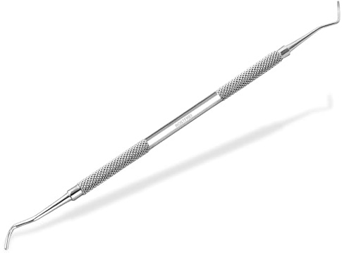 Fußpflegeinstrument Eckenheber mit 2 verschiedenen Enden als Spezialmodell für Hand und Fußpflege Fein Schlank und Groß und Breit