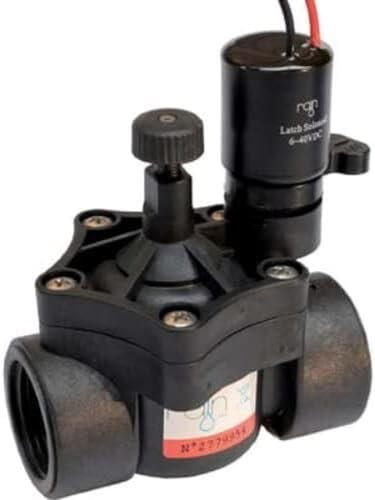 Rain RN 150 elettrovalvola irrigazione giardino orto, 1 pollice femmina F-F, solenoide bistabile 9 V volt DC, Set 1 pezzi