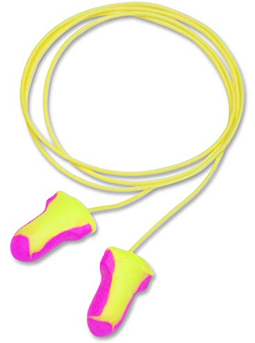Honeywell Howard Leight LL30 Laser Lite Single-Use Corded Foam Earplugs, SNR 35, 100 pairs, Yellow