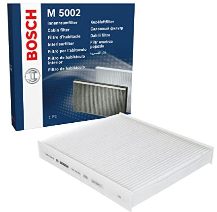 Bosch M5002 Standard Cabin Filter, Replacement Filter - Filters Pollen and Dust for Cleaner Air Inside the Vehicle