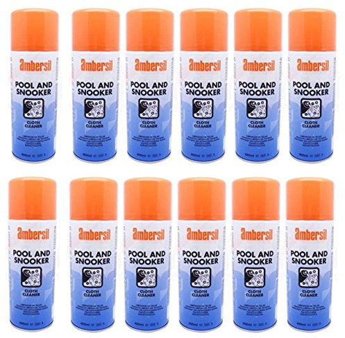 Ambersil 400ml Pool & Snooker Table Cloth Cleaner Stain Remover Box Of 12 (31632)