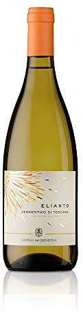 Vino Bianco IGT Toscana Vermentino Elianto Castelli del Grevepesa Castelgreve Vino Bianco italiano (1 bottiglia 75 cl.)