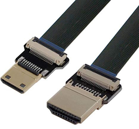 chenyang CY Cavo Mini HDMI a HDMI CYFPV Mini HDMI Maschio a HDMI Maschio Cavo piatto FPC 1080P per FPV HDTV Multicopter Fotografia aerea