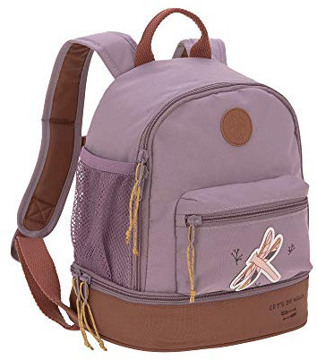 LÄSSIG Kinderrucksack mit Brustgurt Kindergartentasche Kindergartenrucksack 6,5L ab 3 Jahren/Mini Backpack Adventure Dragonfly