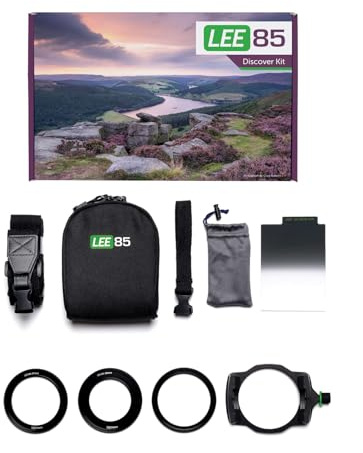 LEE Discover Kit Filterset 85 mm - Hochwertige Grundausstattung: Filterhalter-Set mit Adaptern und GND-Filter