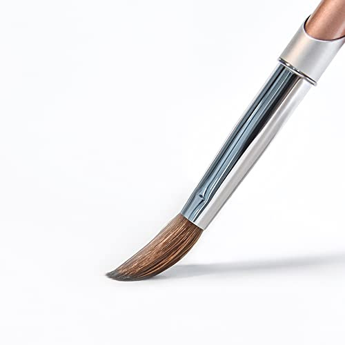 KADS Kolinsky Zobel-Acryl-Pinsel, Nagelbürste für Acrylanwendungen, runder Kopf, gekräuselter Nagelkunst-Pinsel, Maniküre-Werkzeug (8#)