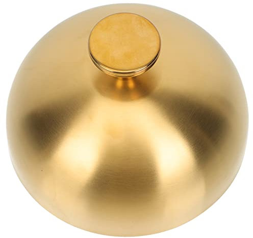 YARNOW Edelstahl-Steak-Abdeckung Lebensmittelteller-Deckel Ölspritzende -Abdeckung Picknick- - Outdoor-Bbq-Steak-Deckel Geschirr-en Für