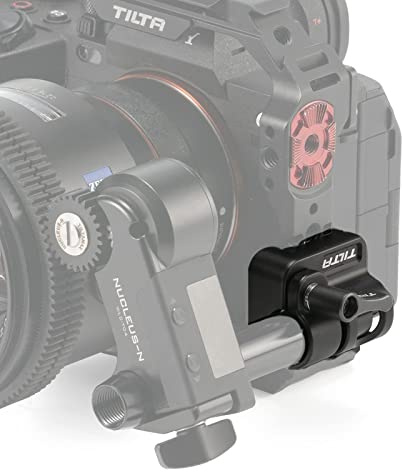 Tilta 15 mm Stangenhalter auf NATO-Adapter, kompatibel mit unseren Voll- und Halbkamerakäfigen – Schwarz TA-15RH-NTA-B | Kompatibel mit Standard 15mm Rods, NATO Schiene Schnellverschluss, Einfache Montage