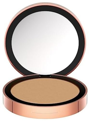 M. Asam MAGIC FINISH Satin Compact Powder Nude (9g) - Seidiges Puder Make-up mit Vitamin E & Hyaluron, perfektes Finish, talkfrei, vegan, ideal für Contouring & Makeup